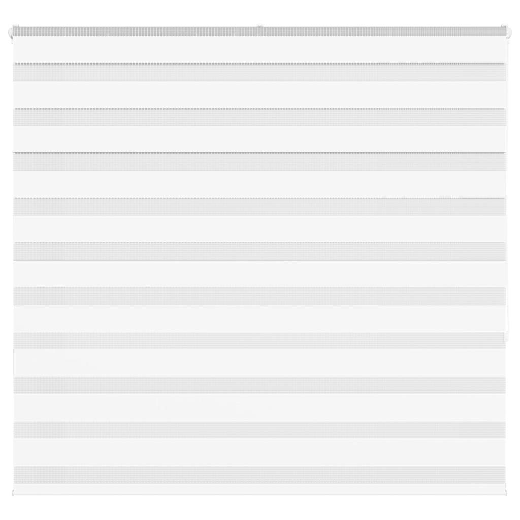 vidaXL Zebra Blind White 155x150 cm Fabric Width 150,9 cm Polyester