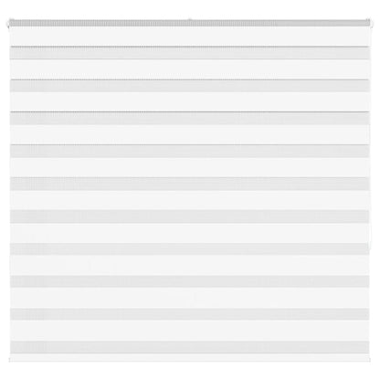 vidaXL Zebra Blind White 165x150 cm Fabric Width 160.9 cm Polyester