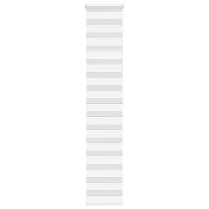 vidaXL Zebra Blind White 40x200 cm Fabric Width 35.9 cm Polyester
