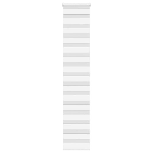 vidaXL Zebra Blind White 40x200 cm Fabric Width 35.9 cm Polyester