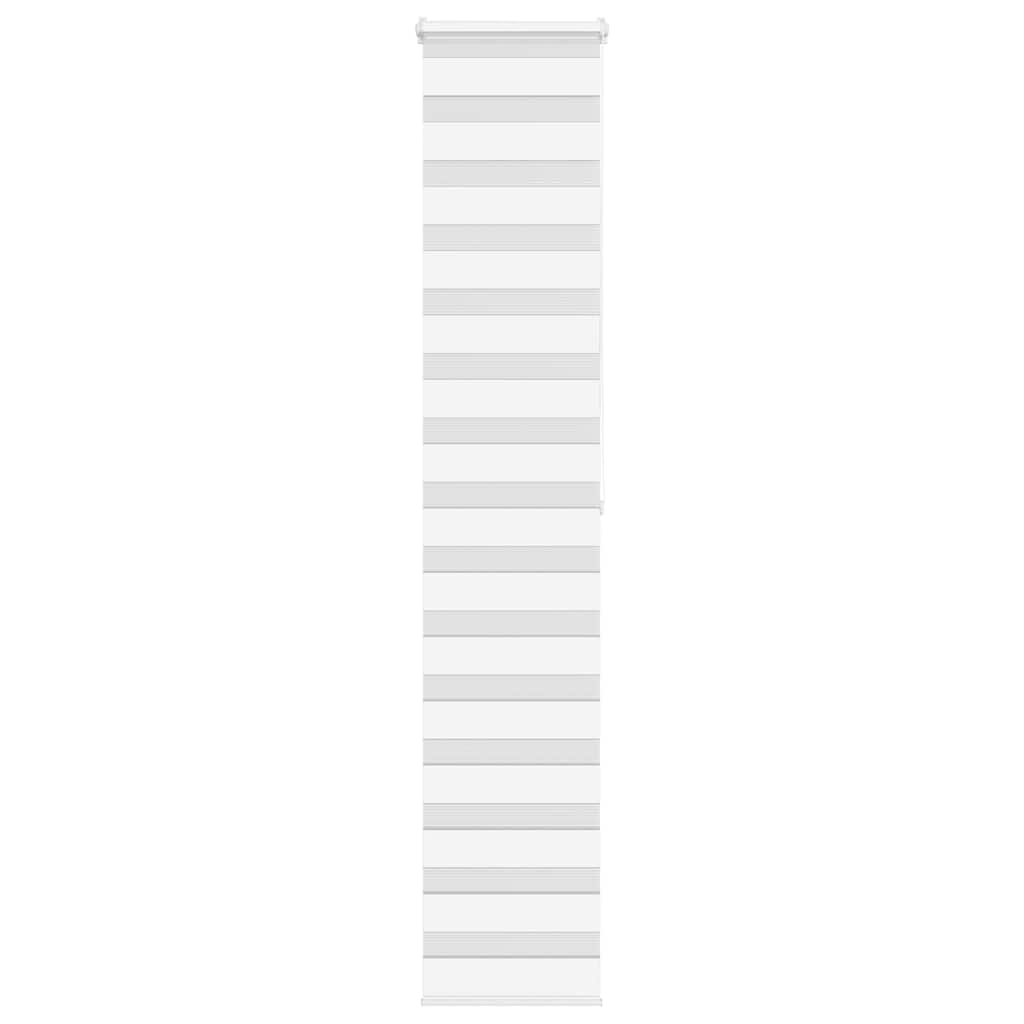 vidaXL Zebra Blind White 40x200 cm Fabric Width 35,9 cm Polyester