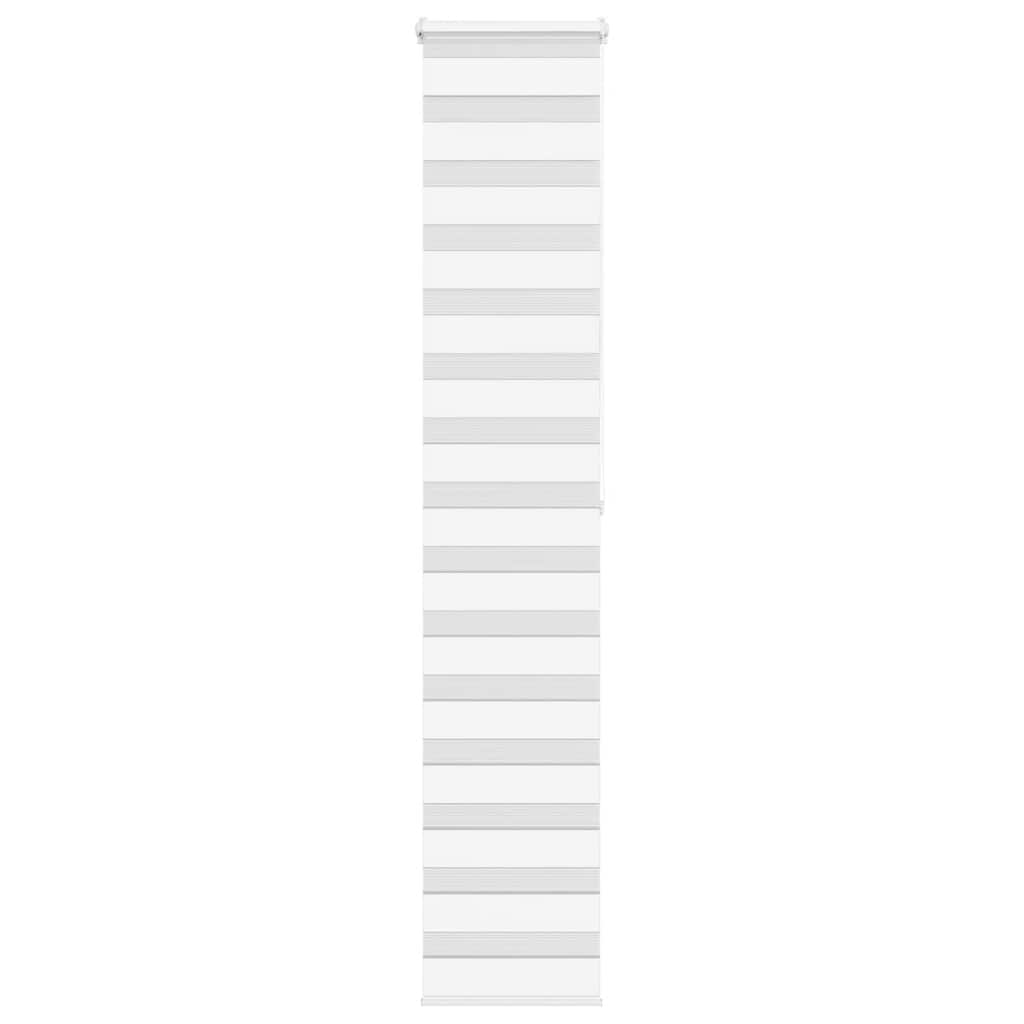 vidaXL Zebra Blind White 45x200 cm Fabric Width 40.9 cm Polyester