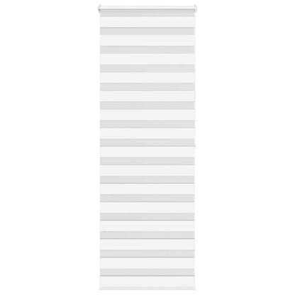 vidaXL Zebra Blind White 70x200 cm Fabric Width 65,9 cm Polyester