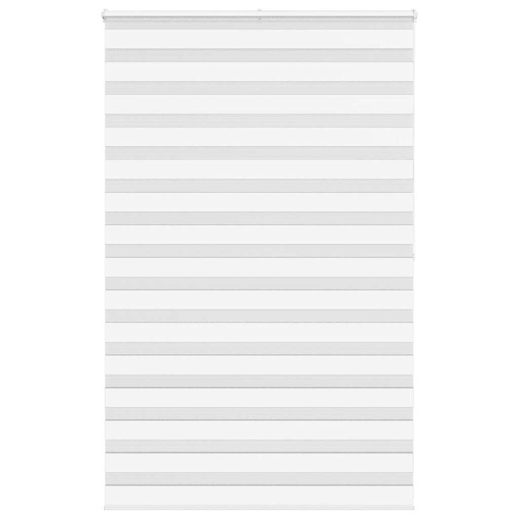 vidaXL Zebra Blind White 150x200 cm Fabric Width 145,9 cm Polyester