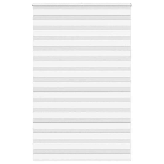 vidaXL Zebra Blind White 150x200 cm Fabric Width 145,9 cm Polyester