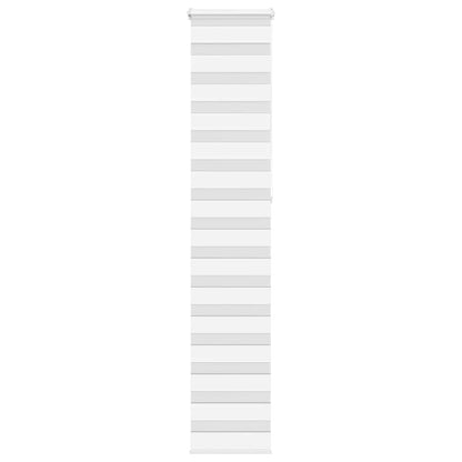 vidaXL Zebra Blind White 40x230 cm Fabric Width 35.9 cm Polyester
