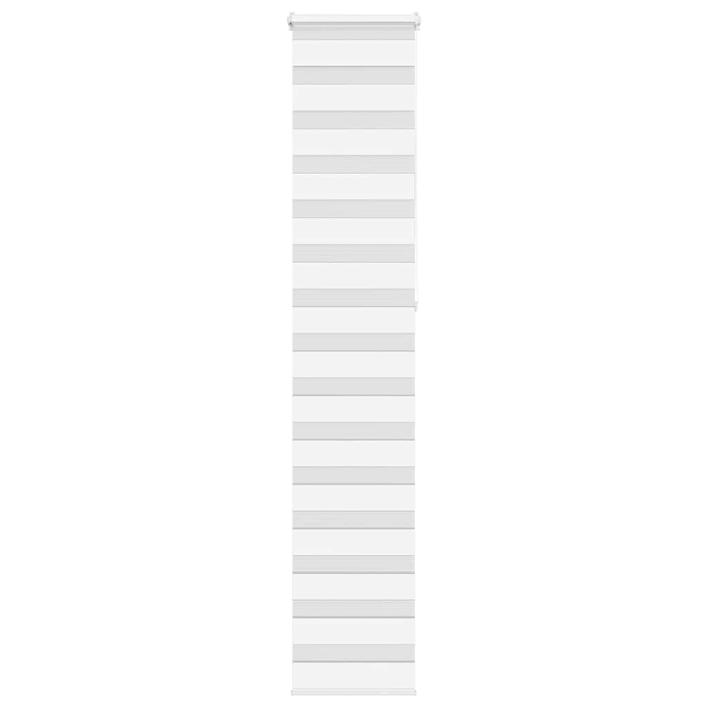 vidaXL Zebra Blind White 40x230 cm Fabric Width 35,9 cm Polyester