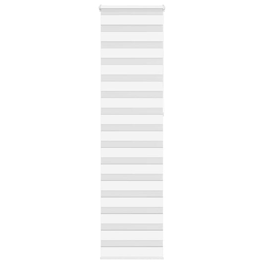 vidaXL Zebra Blind White 60x230 cm Fabric Width 55.9 cm Polyester