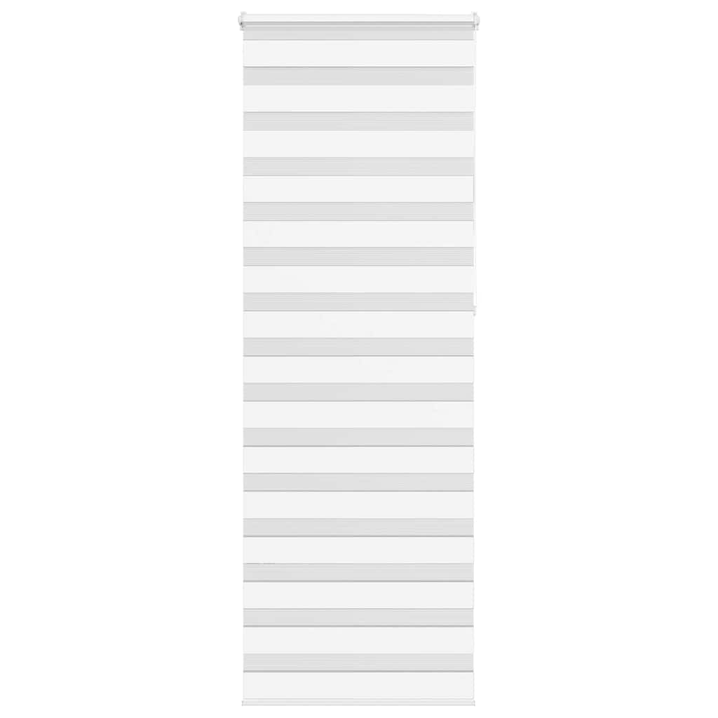 vidaXL Zebra Blind White 70x230 cm Fabric Width 65,9 cm Polyester