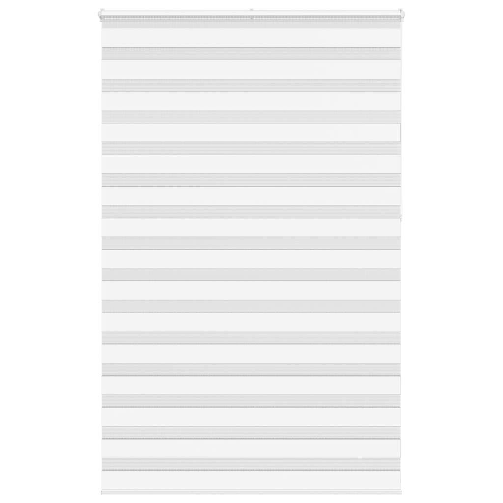 vidaXL Zebra Blind White 150x230 cm Fabric Width 145,9 cm Polyester