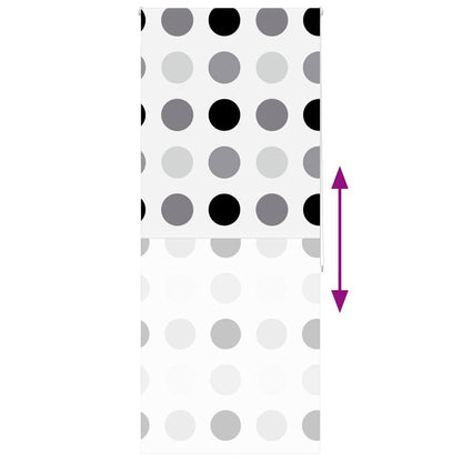 vidaXL Shower Roller Blind 110x240 cm Fabric Width 106 cm