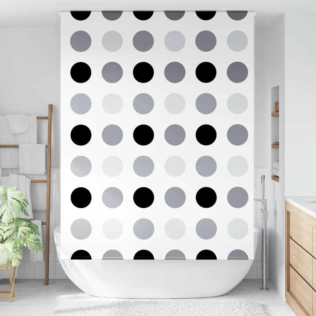 vidaXL Shower Roller Blind 150x240 cm Fabric Width 146 cm
