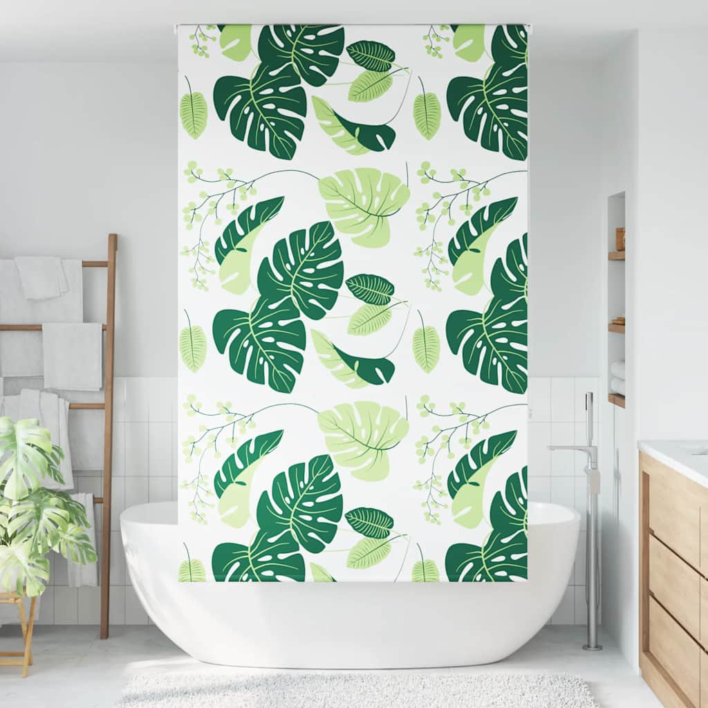 vidaXL Shower Roller Blind 130x240 cm Fabric Width 126 cm