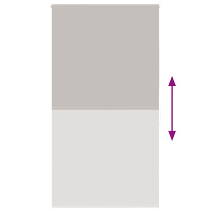 vidaXL Shower Roller Blind 130x240 cm Fabric Width 126 cm
