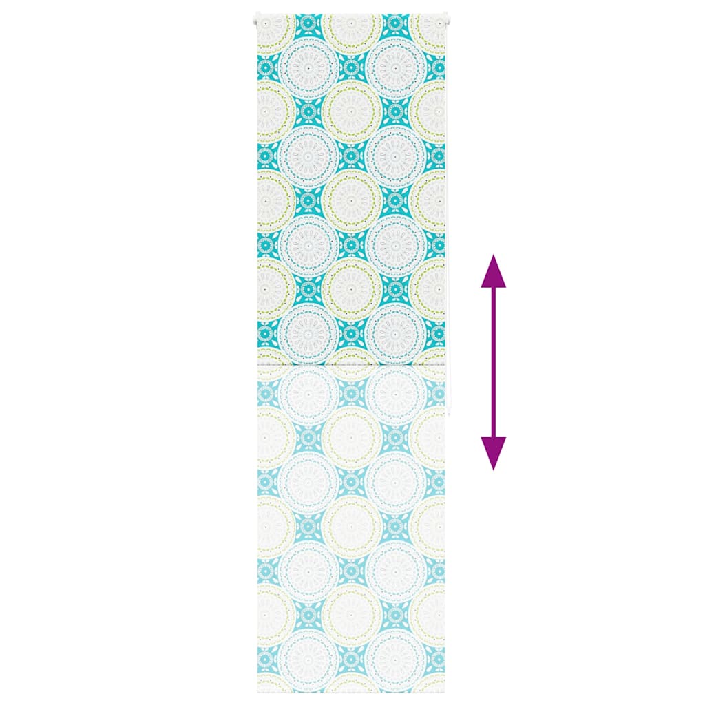 vidaXL Shower Roller Blind 70x240 cm Fabric Width 66 cm