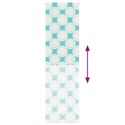 vidaXL Shower Roller Blind 70x240 cm Fabric Width 66 cm