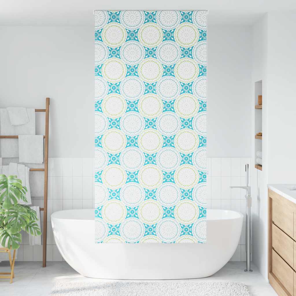 vidaXL Shower Roller Blind 90x240 cm Fabric Width 86 cm