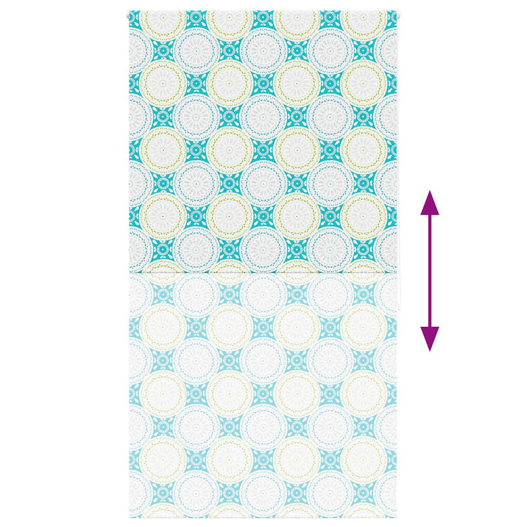 vidaXL Shower Roller Blind 120x240 cm Fabric Width 116 cm
