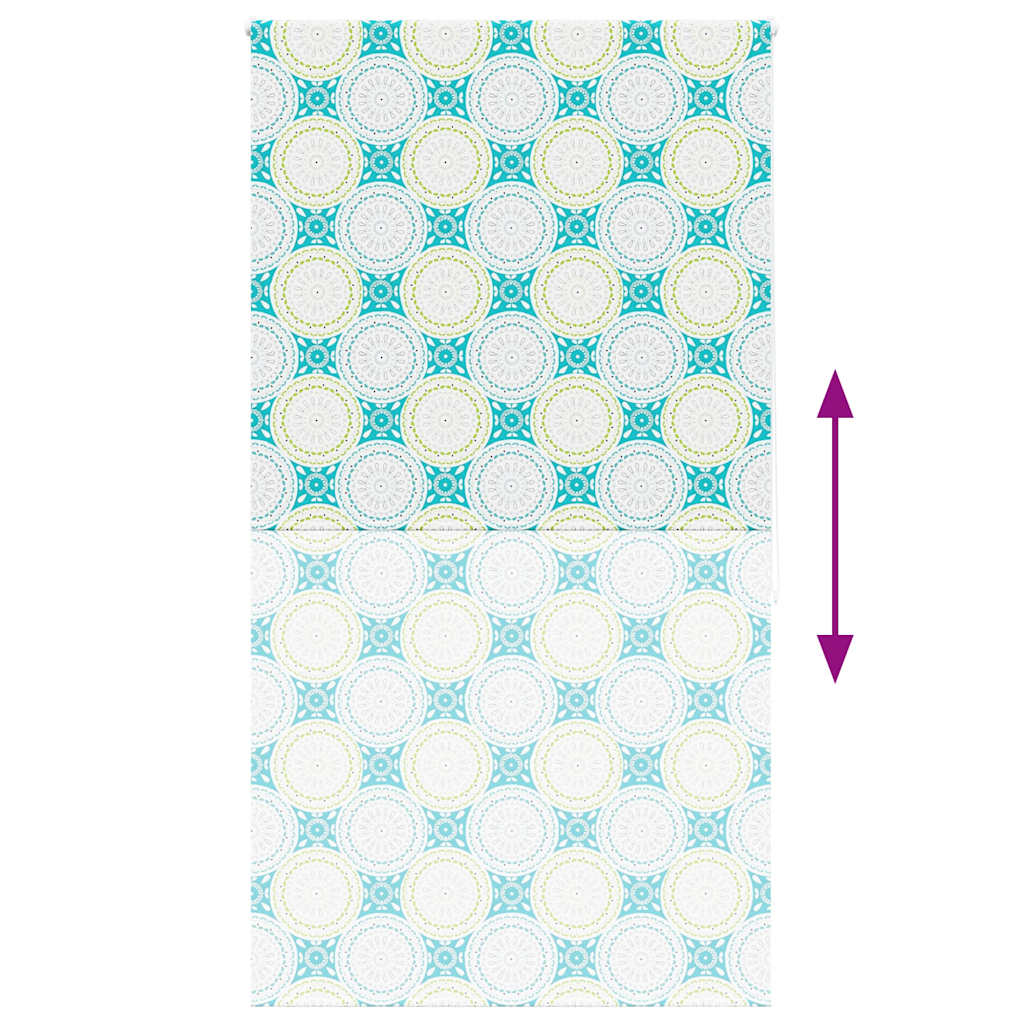 vidaXL Shower Roller Blind 130x240 cm Fabric Width 126 cm