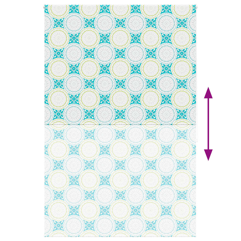 vidaXL Shower Roller Blind 160x240 cm Fabric Width 156 cm