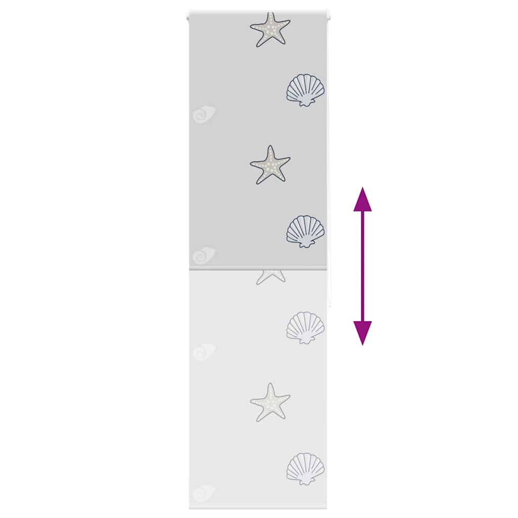 vidaXL Shower Roller Blind 60x240 cm Fabric Width 56 cm