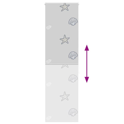 vidaXL Shower Roller Blind 70x240 cm Fabric Width 66 cm