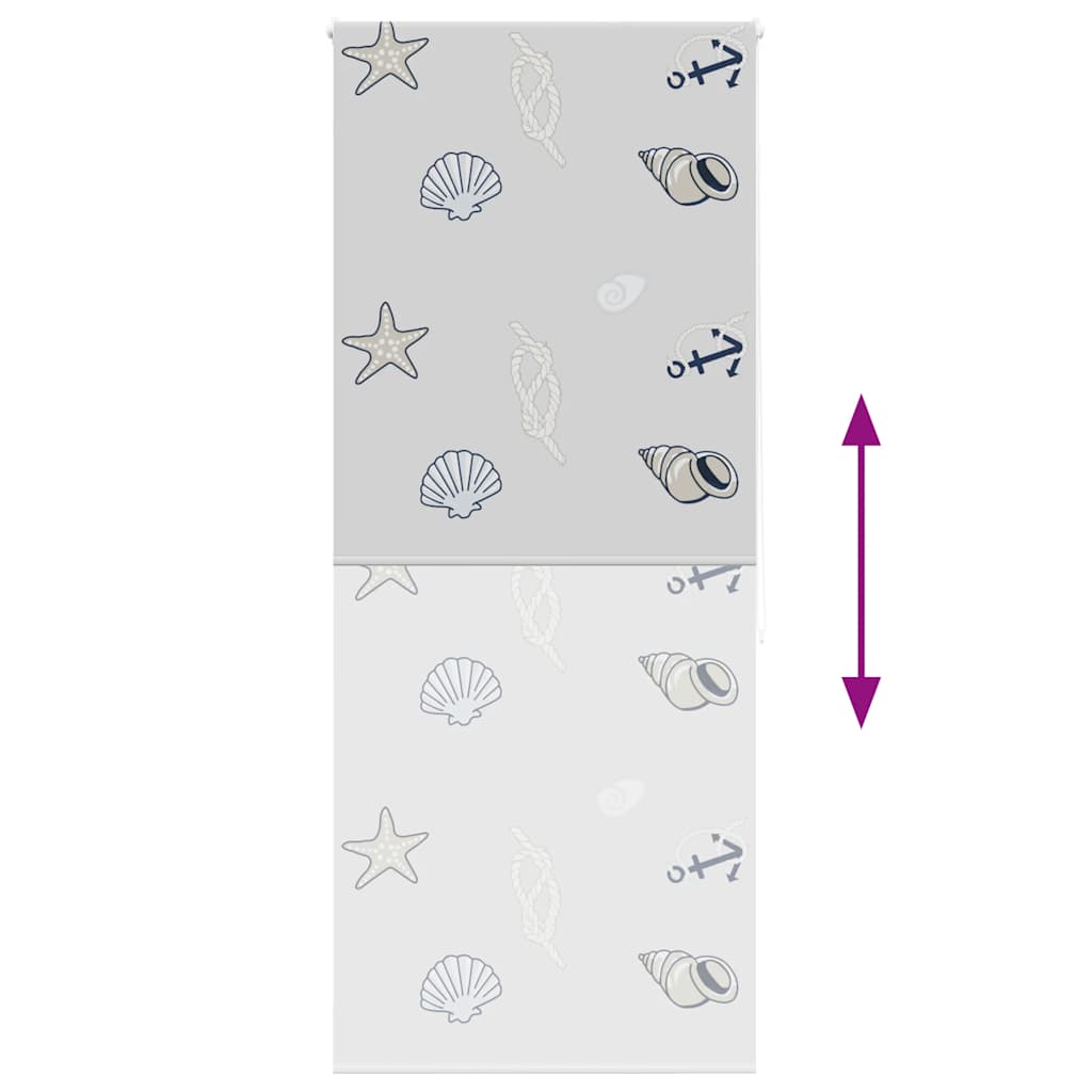 vidaXL Shower Roller Blind 90x240 cm Fabric Width 86 cm