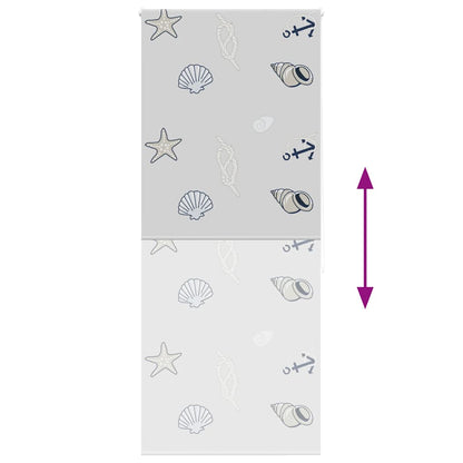 vidaXL Shower Roller Blind 90x240 cm Fabric Width 86 cm