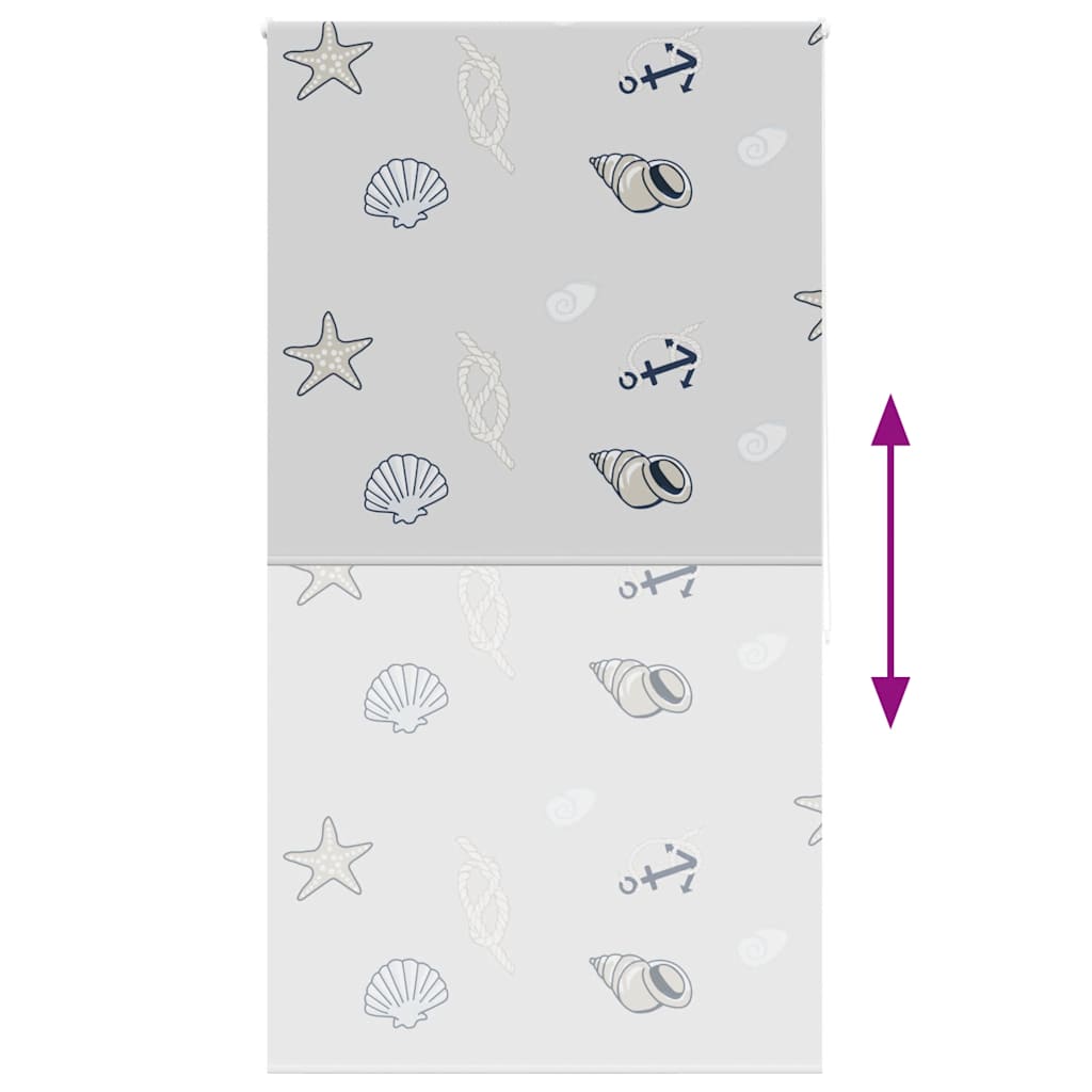 vidaXL Shower Roller Blind 130x240 cm Fabric Width 126 cm
