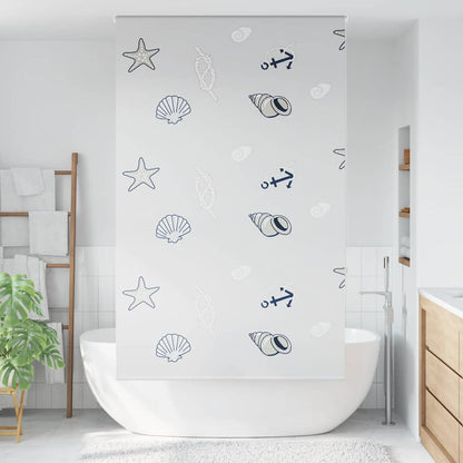 vidaXL Shower Roller Blind 140x240 cm Fabric Width 136 cm