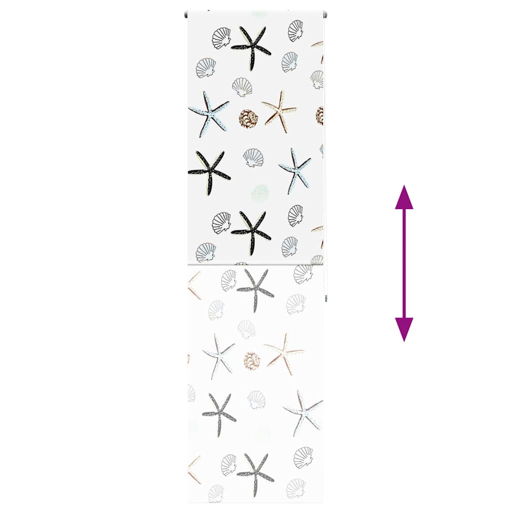 vidaXL Shower Roller Blind 60x240 cm Fabric Width 56 cm