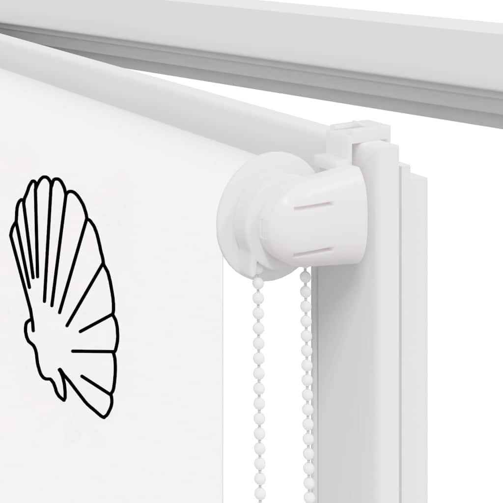 vidaXL Shower Roller Blind 60x240 cm Fabric Width 56 cm