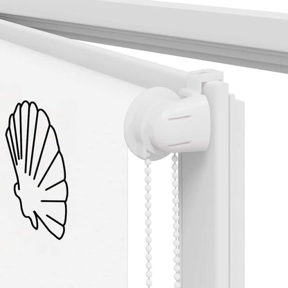 vidaXL Shower Roller Blind 60x240 cm Fabric Width 56 cm