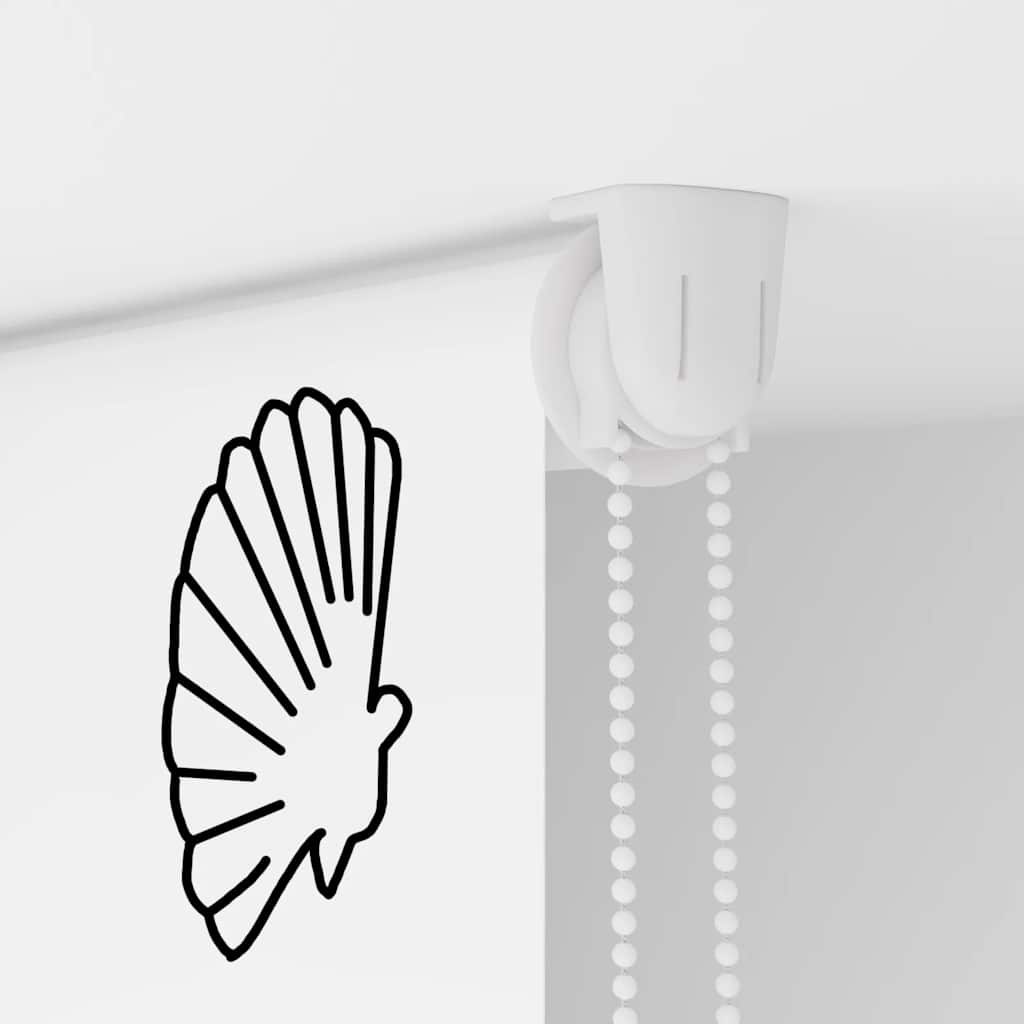 vidaXL Shower Roller Blind 60x240 cm Fabric Width 56 cm