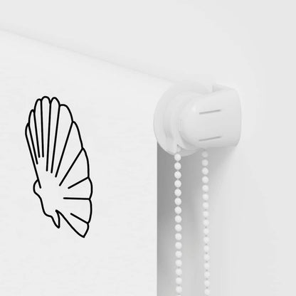 vidaXL Shower Roller Blind 70x240 cm Fabric Width 66 cm