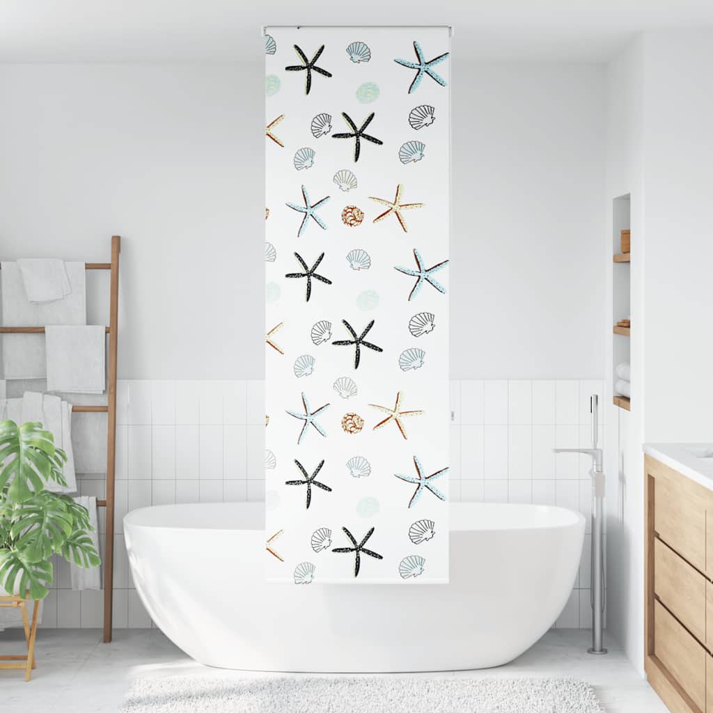 vidaXL Shower Roller Blind 70x240 cm Fabric Width 66 cm