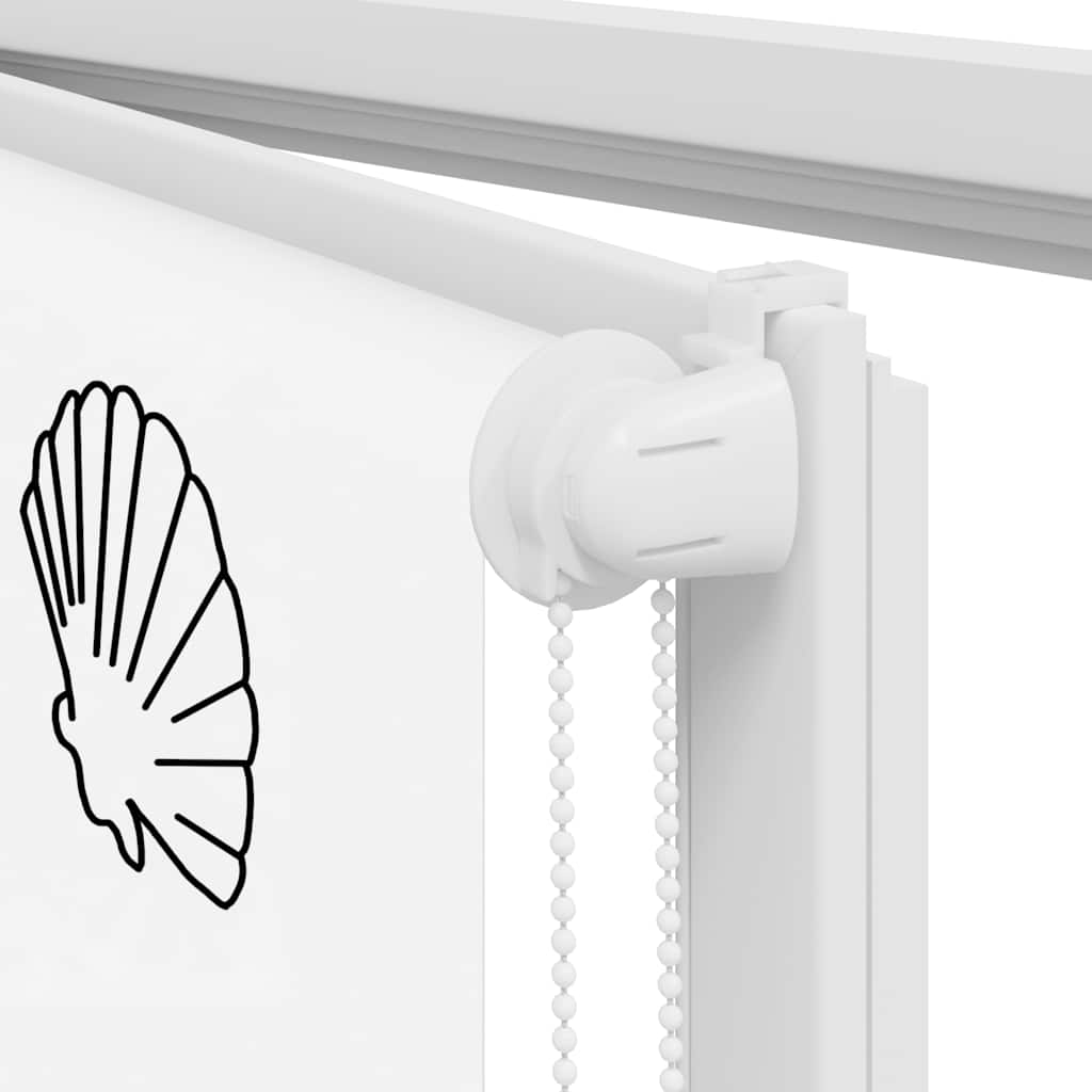 vidaXL Shower Roller Blind 70x240 cm Fabric Width 66 cm