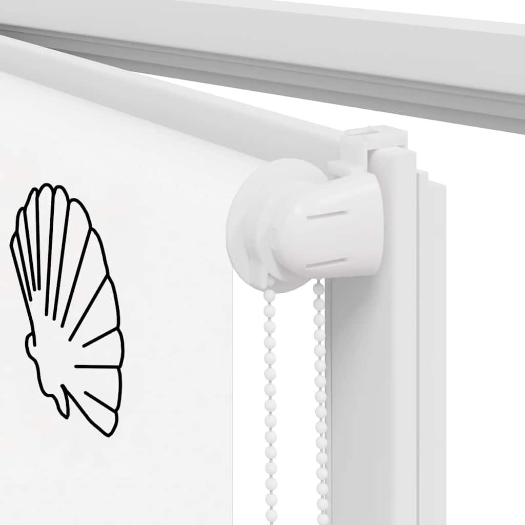 vidaXL Shower Roller Blind 80x240 cm Fabric Width 76 cm
