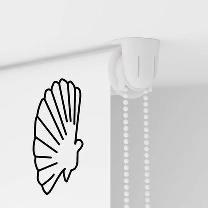 vidaXL Shower Roller Blind 80x240 cm Fabric Width 76 cm
