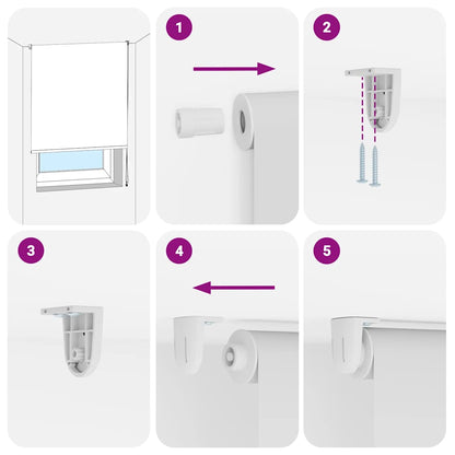 vidaXL Shower Roller Blind 100x240 cm Fabric Width 96 cm