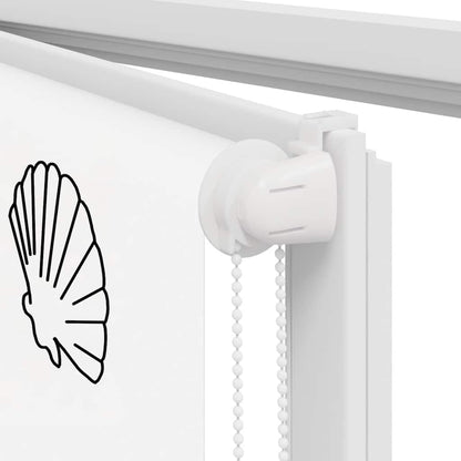 vidaXL Shower Roller Blind 120x240 cm Fabric Width 116 cm