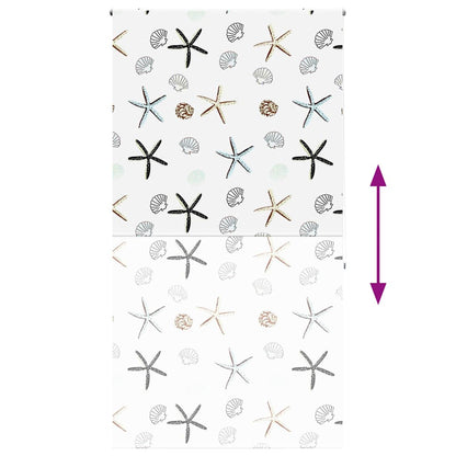 vidaXL Shower Roller Blind 130x240 cm Fabric Width 126 cm