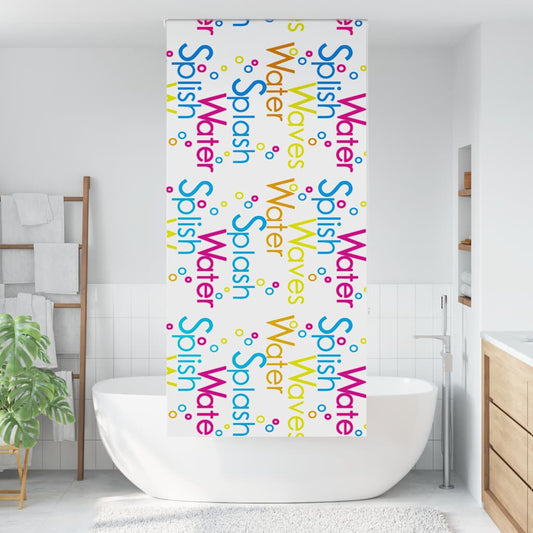 vidaXL Shower Roller Blind 90x240 cm Fabric Width 86 cm
