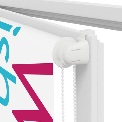 vidaXL Shower Roller Blind 90x240 cm Fabric Width 86 cm