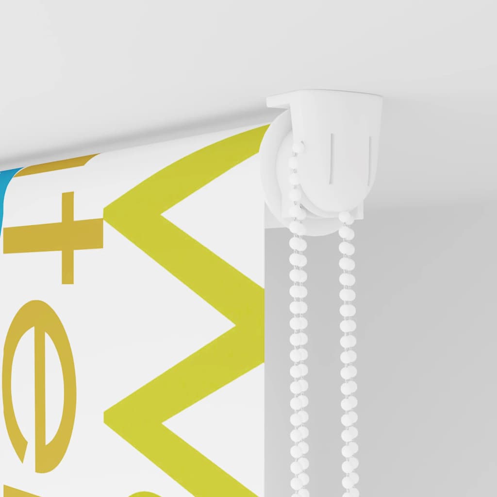 vidaXL Shower Roller Blind 90x240 cm Fabric Width 86 cm