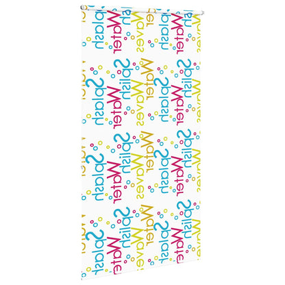 vidaXL Shower Roller Blind 130x240 cm Fabric Width 126 cm