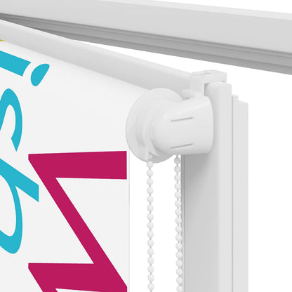 vidaXL Shower Roller Blind 130x240 cm Fabric Width 126 cm