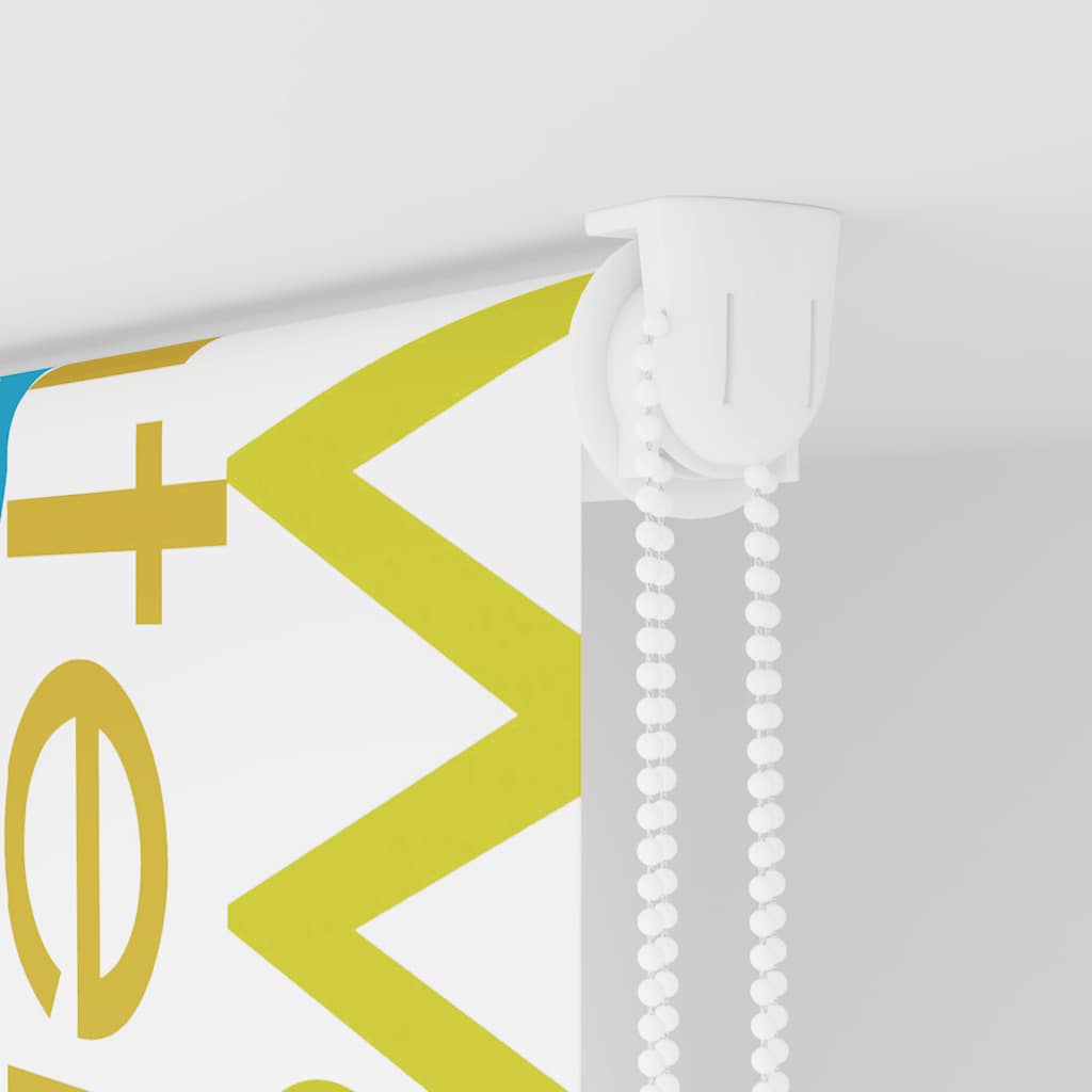 vidaXL Shower Roller Blind 130x240 cm Fabric Width 126 cm