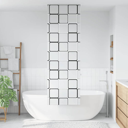 vidaXL Shower Roller Blind 60x240 cm Fabric Width 56 cm