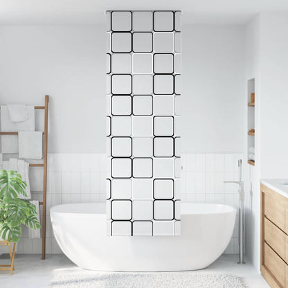 vidaXL Shower Roller Blind 80x240 cm Fabric Width 76 cm